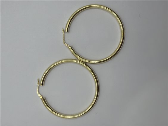 Orecchini Domar Donna Cerchi argento 925 lisci in Argento ORAR-449-280 - ORAR-449-280